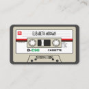 Buscar cassette tarjetas de visita Años 80
