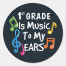 Buscar profesor de música pegatinas General y unisex
