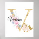 Buscar letra v posters Monograma