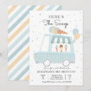 Buscar azul helado invitaciones Fiesta de helados