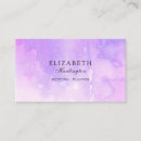 Buscar acuarela rosa tarjetas de visita Morado