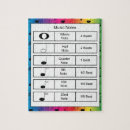 Buscar nota de la música puzzles Músico