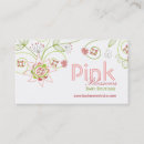 Buscar gordo tarjetas de visita Floral