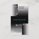 Buscar educadores tarjetas de visita Blanco y negro