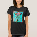Buscar cow skull camisetas Flores