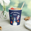 Buscar astronauta papel vasos Nave espacial