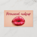 Buscar maquillaje permanente tarjetas de visita Lápiz labial