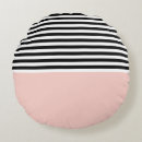 Buscar rosa y negro cojines Rayas blancas y negras