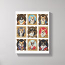 Buscar perro divertido lienzos Corgi