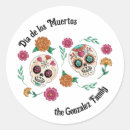Buscar día de los muertos pegatinas Calaveras de azúcar
