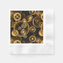 Buscar steampunk servilletas Negro
