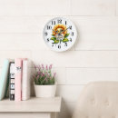 Buscar sunflower relojes de pared Girasol
