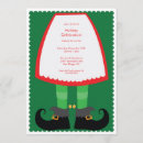 Buscar duende del invitaciones de navidad Rojo