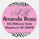 Buscar cebra y rosa pegatinas Diva