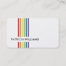 Buscar arco iris del orgullo gay tarjetas de visita Profesional