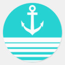 Buscar barco azul pegatinas Anclaje de barco