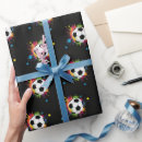 Buscar balones fútbol de papel de regalo Divertido