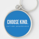 Buscar la conciencia llaveros Conciencia del autismo