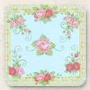 Buscar tejas azules posavasos Floral