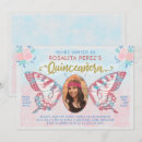 Buscar butterfly quinceanera invitaciones Hija