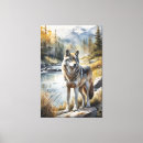 Buscar del lobo arte Pintura