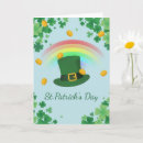 Buscar trébol tarjetas Irlandés