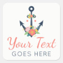 Buscar ancla marina pegatinas Azul marino