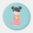 Buscar kokeshi imanes Kawaii