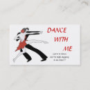 Buscar danza tarjetas de visita Tango