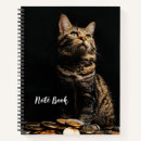 Buscar gato rayado cuadernos Felino