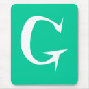 Buscar letra g alfombrillas de raton Letras