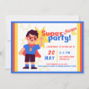 Buscar super héroe invitaciones Para todos