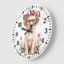 Buscar labrador retriever relojes de pared Lindo