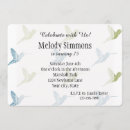 Buscar colibríes invitaciones Azul