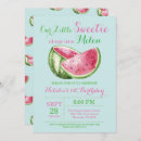 Buscar sandía invitaciones Uno en melón