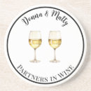 Buscar vino blanco posavasos Para ellos