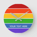 Buscar bandera gay relojes de pared Colorido