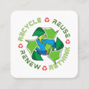 Buscar reciclar tarjetas de visita Reutilizar