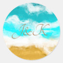 Buscar olas oceánicas pegatinas Azul