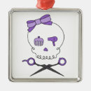 Buscar estilista adornos Púrpura