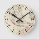 Buscar antique map relojes de pared Countries