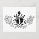 Buscar manos en forma de corazón postales Blanco y negro