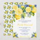 Buscar mediterranean invitaciones Limones de acuarela