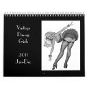 Buscar del vintage calendarios Negro