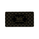 Buscar años 20 etiquetas Negro y oro