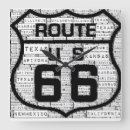Buscar ruta 66 relojes de pared Americana
