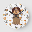 Buscar perro relojes de pared Cualquier niño