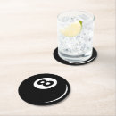 Buscar bola 8 posavasos Negro