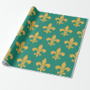 Buscar fleur lis de papel de regalo Ornamentado