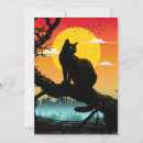 Buscar silueta del árbol invitaciones Negro